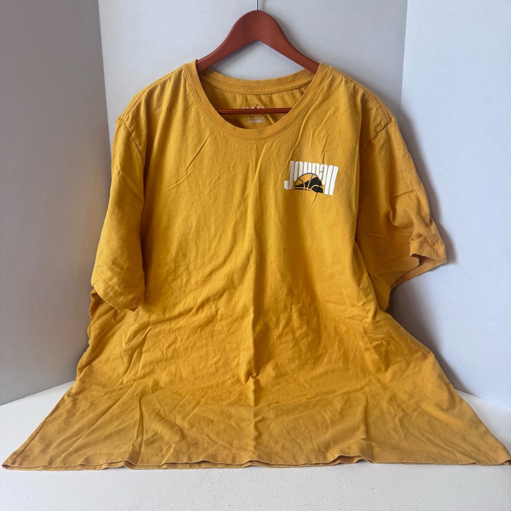 Jordan Yellow Short Sleeve Tee